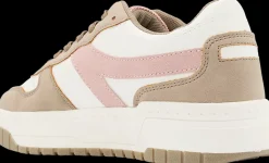 Online biało-beżowe sneakersy damskie Damskie Sportowe|Casual