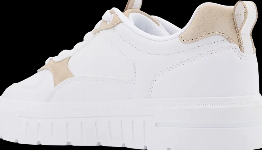 Discount biało-beżowe sneakersy damskie Damskie Sportowe