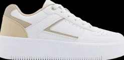 Outlet biało-beżowe sneakersy damskie Damskie Sportowe