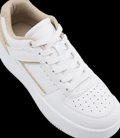 Outlet biało-beżowe sneakersy damskie Damskie Sportowe