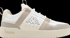 Discount biało-beżowe sneakersy damskie Bradock Damskie Sportowe|Markowe