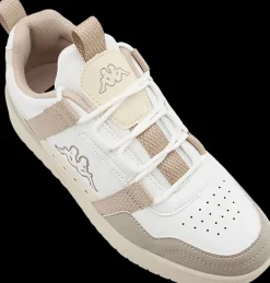 Discount biało-beżowe sneakersy damskie Bradock Damskie Sportowe|Markowe
