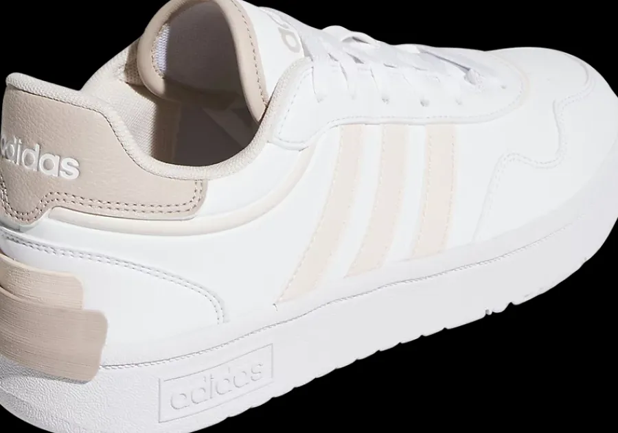 Outlet biało-beżowe sneakersy damskie Hoops 3.0 Damskie Sportowe|Markowe