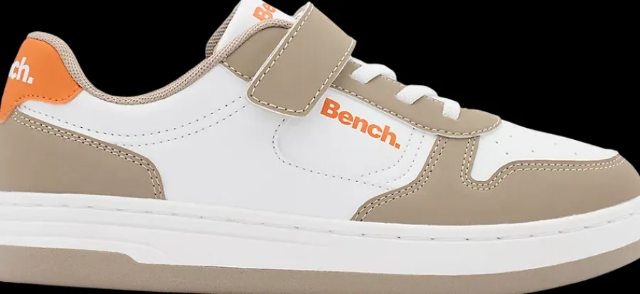 New biało-beżowe sneakersy młodzieżowe Dzieci Sportowe
