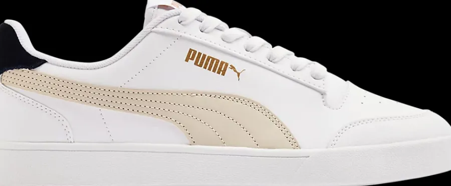Clearance biało-beżowe sneakersy męskie Shuffle Męskie Sportowe|Markowe