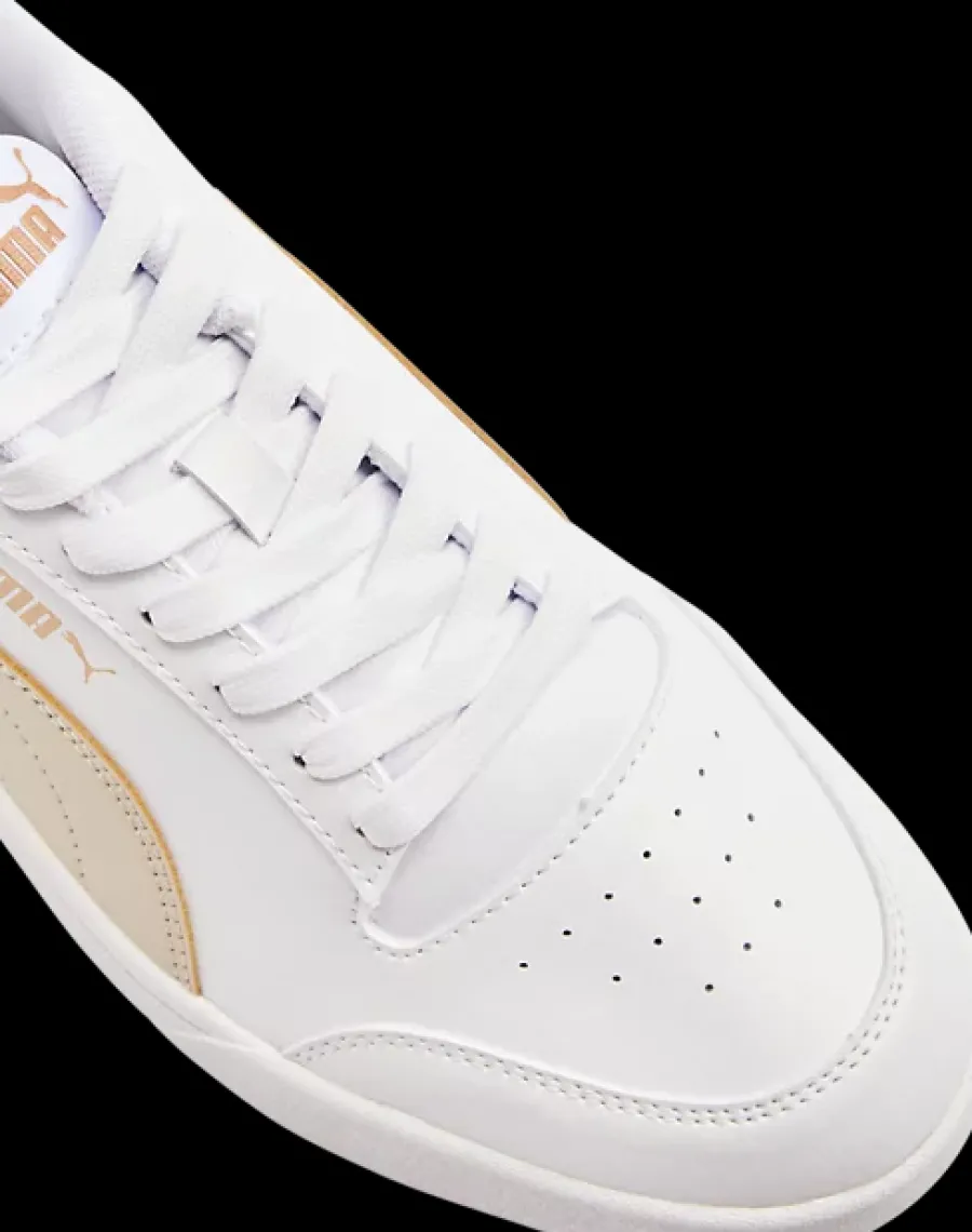 Clearance biało-beżowe sneakersy męskie Shuffle Męskie Sportowe|Markowe