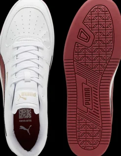 New biało-bordowe sneakersy męskie Męskie Sportowe|Markowe