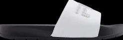 Discount biało-czarne klapki młodzieżowe Klapki