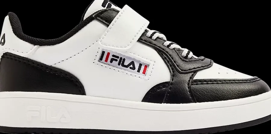 New biało-czarne sneakersy dziecięce z zapięciem na rzep Dzieci Sportowe