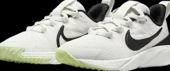 New biało-czarne sneakersy dziecięce Star Runner 4 Dzieci Sportowe|Markowe