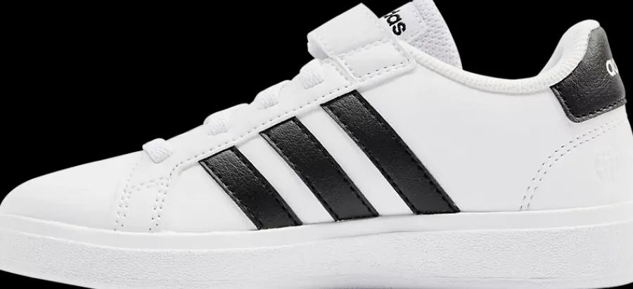 Sale biało-czarne sneakersy dziecięce GRAND COURT 2.0 Dzieci Sportowe