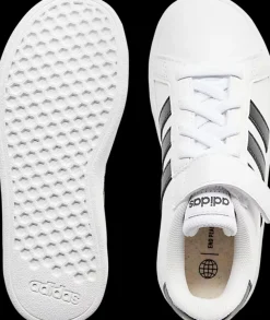 Sale biało-czarne sneakersy dziecięce GRAND COURT 2.0 Dzieci Sportowe