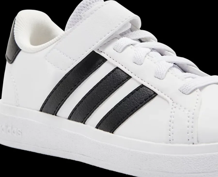 Sale biało-czarne sneakersy dziecięce GRAND COURT 2.0 Dzieci Sportowe
