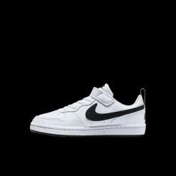New biało-czarne sneakersy dziecięce Court Borough Low Dzieci Sportowe