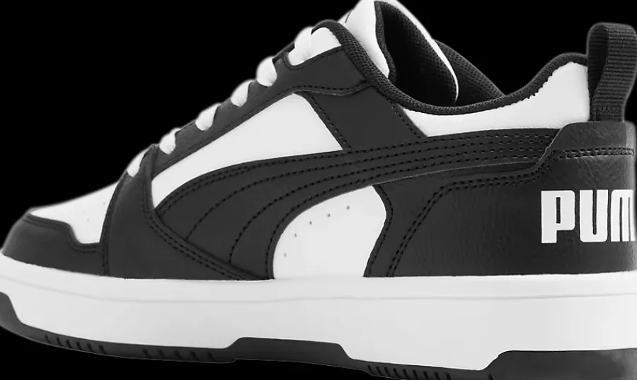 Discount biało-czarne sneakersy młodzieżowe Rebound V6 Dzieci Sportowe