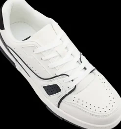 Discount biało-czarne sneakersy męskie Męskie Półbuty