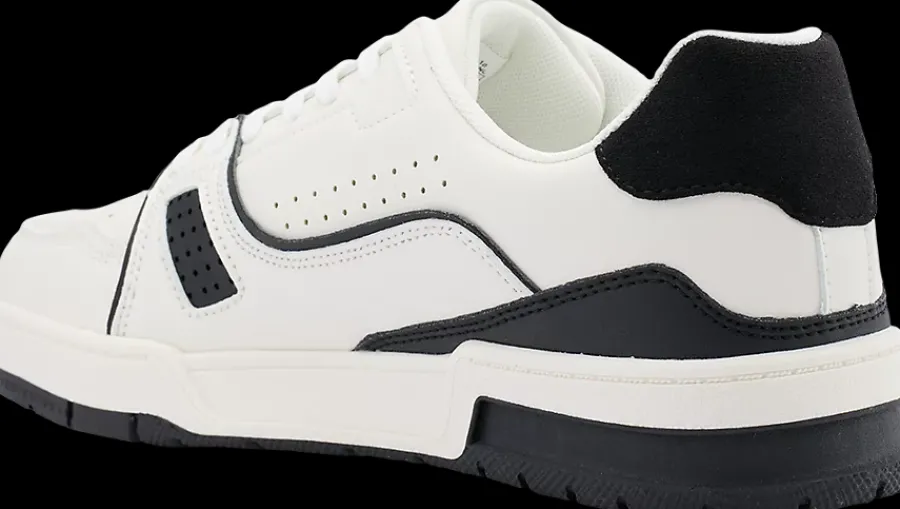 Discount biało-czarne sneakersy męskie Męskie Półbuty