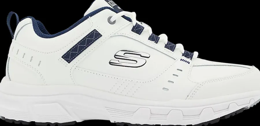 Online biało-czarne sneakersy męskie Oak Canyon Męskie Sportowe|Markowe