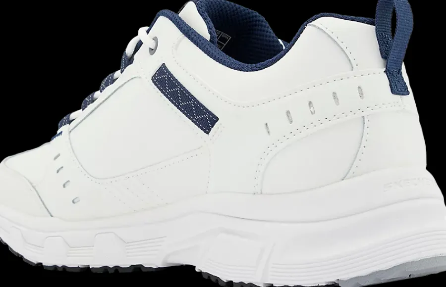 Online biało-czarne sneakersy męskie Oak Canyon Męskie Sportowe|Markowe