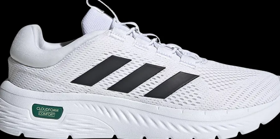 Outlet biało-czarne sneakersy męskie CLOUDFOAM COMFY EL Męskie Sportowe|Markowe