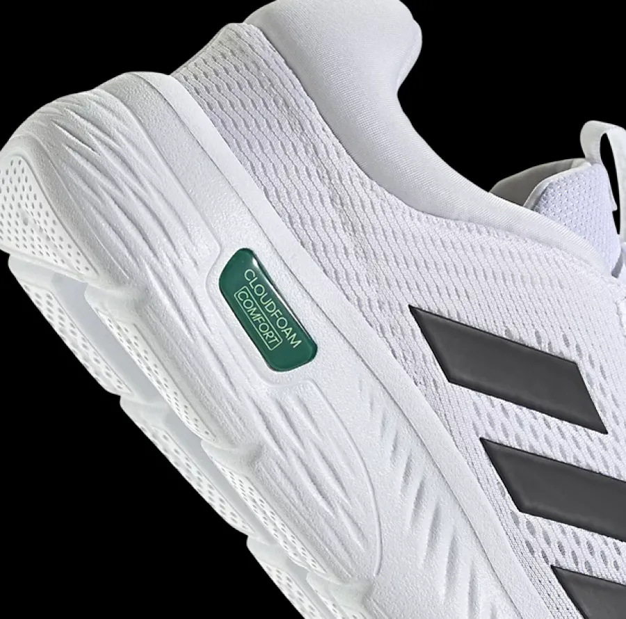 Outlet biało-czarne sneakersy męskie CLOUDFOAM COMFY EL Męskie Sportowe|Markowe