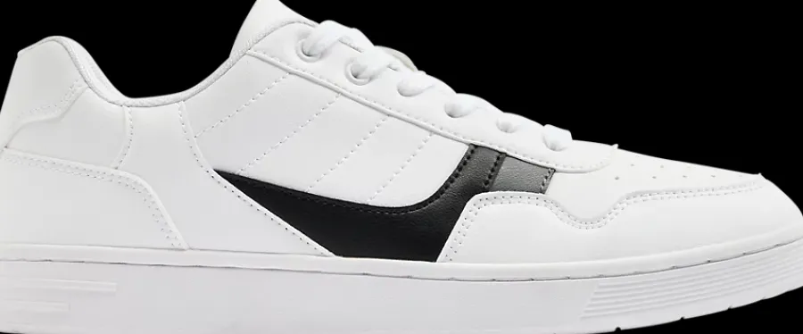 Online biało-czarne sneakersy męskie Męskie Sportowe|Casual