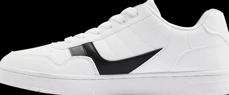 Online biało-czarne sneakersy męskie Męskie Sportowe|Casual