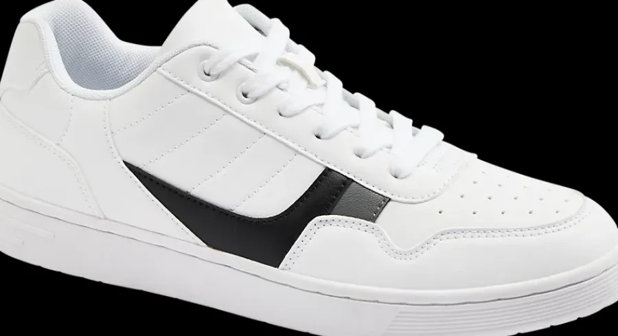 Online biało-czarne sneakersy męskie Męskie Sportowe|Casual