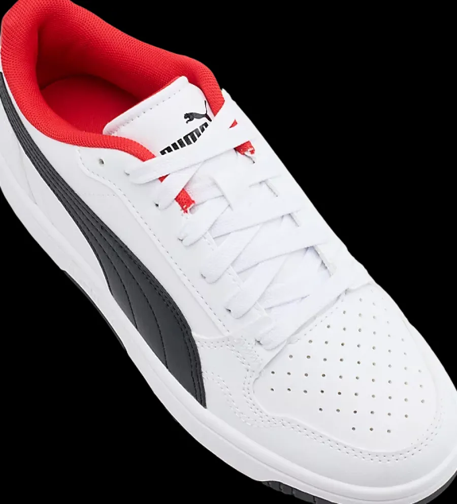 Clearance biało-czarno-czerwone sneakersy młodzieżowe Reb-L Jr Dzieci Sportowe|Markowe