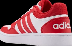 New biało-czerwone młodzieżowe sneakersy dziecięce Hoops 3.0 Dzieci Sportowe