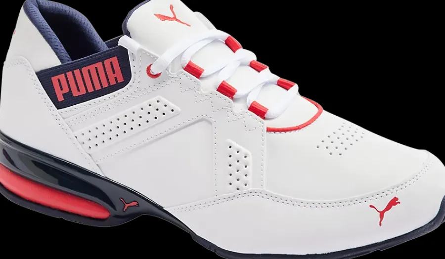 Best biało-czerwone męskie sneakersy Męskie Sportowe|Markowe