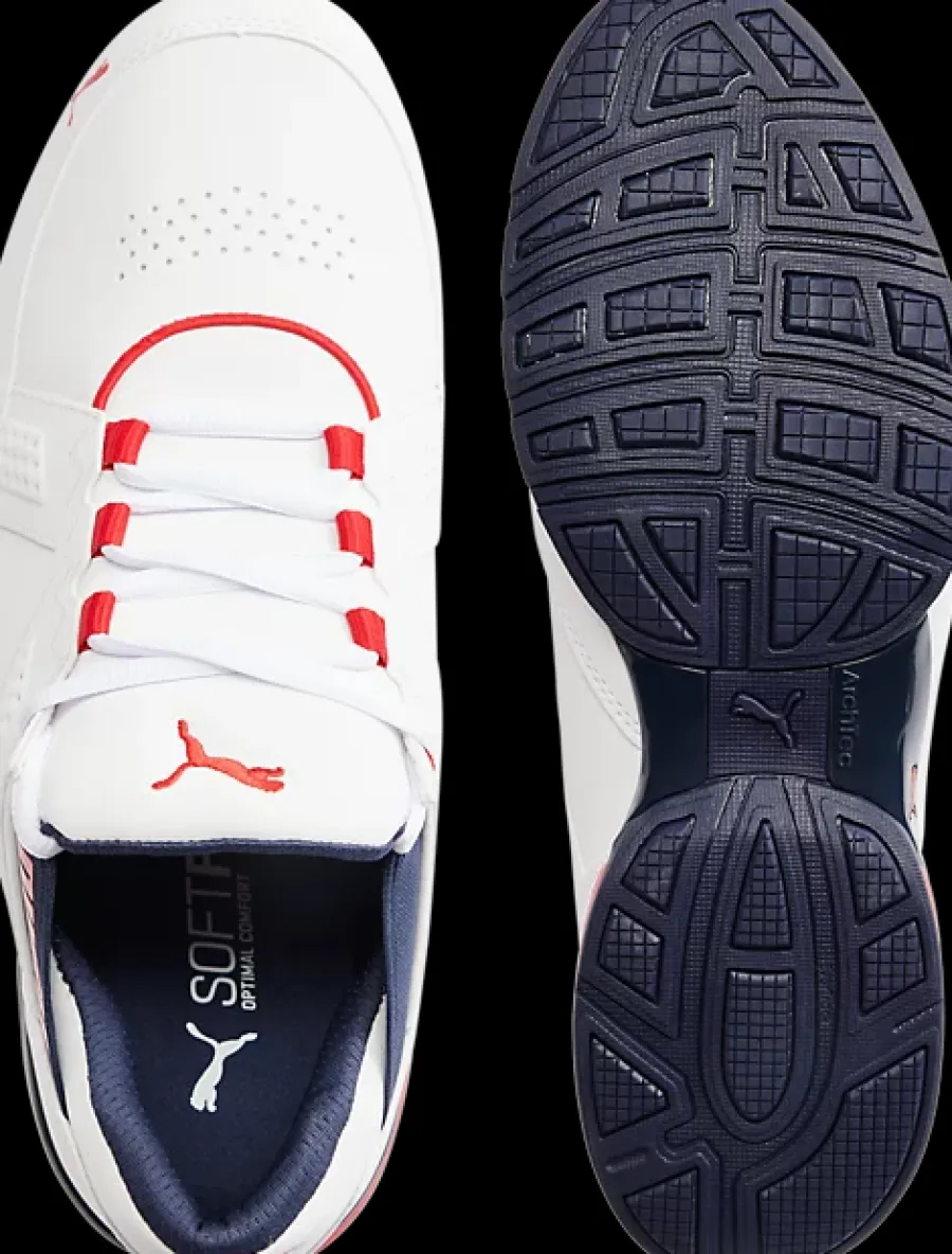 Best biało-czerwone męskie sneakersy Męskie Sportowe|Markowe