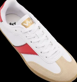 biało-czerwone sneakersy damskie Damskie Sportowe