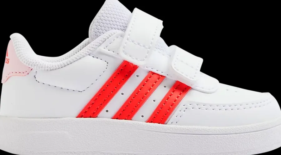 Clearance biało-czerwone sneakersy dziecięce Breaknet 2.0 CF I Dzieci Sportowe