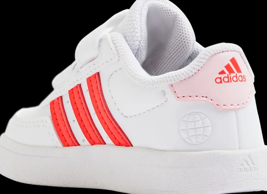 Clearance biało-czerwone sneakersy dziecięce Breaknet 2.0 CF I Dzieci Sportowe