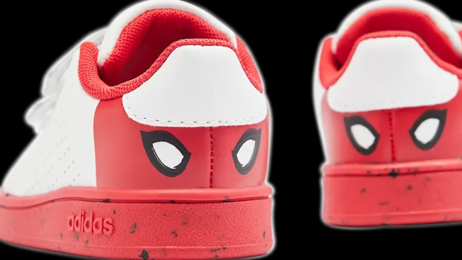 Online biało-czerwone sneakersy dziecięce ADVANTAGE SPIDERMAN CF I Dzieci Sportowe