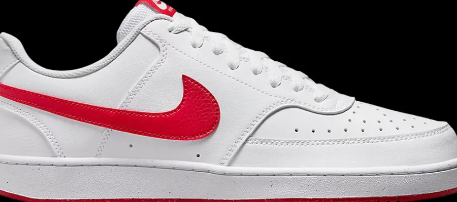 biało-czerwone sneakersy męskie Court Vision Low Męskie Sportowe|Markowe