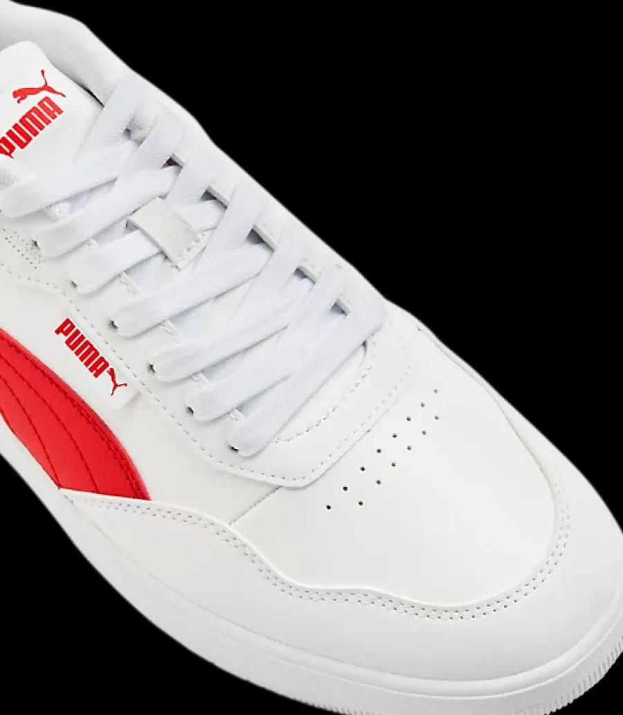 Best biało-czerwone sneakersy męskie Męskie Sportowe|Markowe