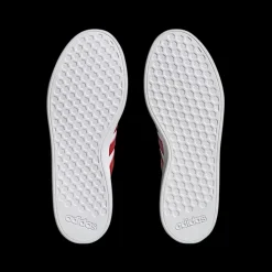 Best biało-czerwone sneakersy męskie Grand Court Base 2.0 Męskie Sportowe|Markowe