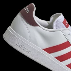 Best biało-czerwone sneakersy męskie Grand Court Base 2.0 Męskie Sportowe|Markowe