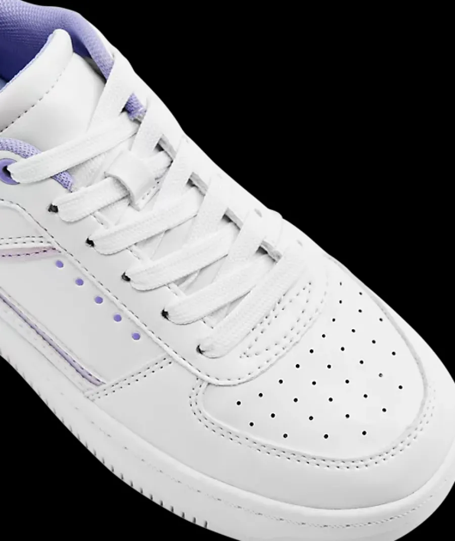 Sale biało-fioletowe sneakersy damskie Damskie Sportowe