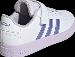 biało-fioletowe sneakersy dziewczęce Grand Court 2.0 Dzieci Sportowe