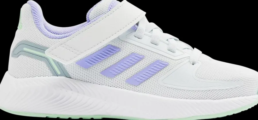 Best biało-fioletowe sneakersy dziewczęce Runfalcon Dzieci Sportowe