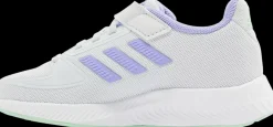 Best biało-fioletowe sneakersy dziewczęce Runfalcon Dzieci Sportowe