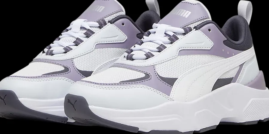 Hot biało-fioletowe sneakersy damskie Cassia Damskie Sportowe|Markowe
