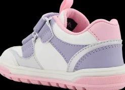 Best biało-fioletowo-różowe sneakersy dziewczęce Dzieci Sportowe