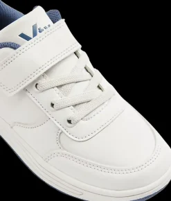 Outlet biało-granatowe sneakersy dziecięce Dzieci Sportowe|Do Szkoły