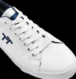 Discount biało-granatowe sneakersy męskie Męskie Sportowe