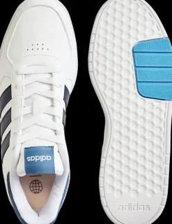 Hot biało-granatowe sneakersy męskie COURTBEAT Męskie Sportowe|Markowe