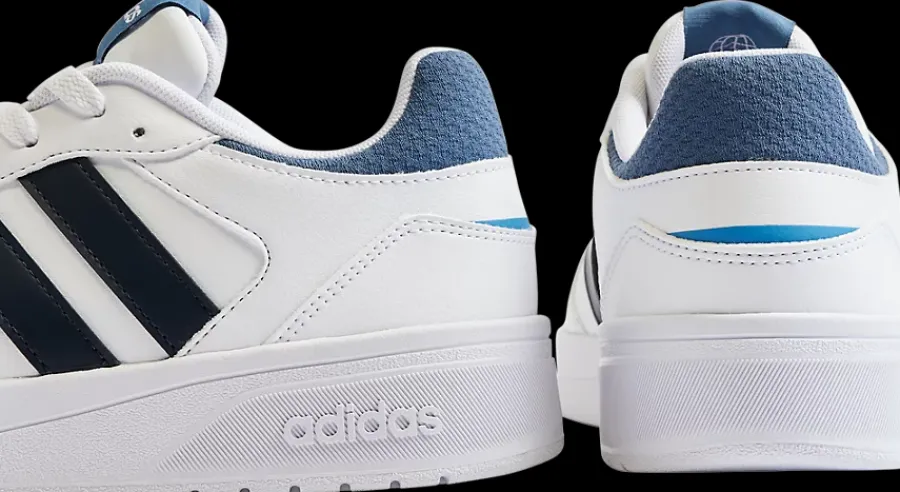 Hot biało-granatowe sneakersy męskie COURTBEAT Męskie Sportowe|Markowe